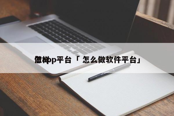 怎样
做app平台「 怎么做软件平台」 小程序开发